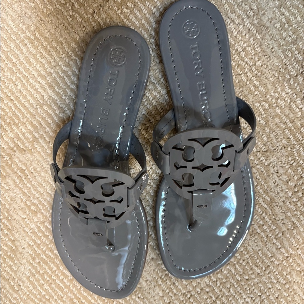 Tory Burch Grey Sandals